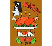 Happy Thanksgiving Composition Notebook: College Ruled Lines, 120 Pages, 6 x 9 Inches: Turkey Themed Journal for Writing, Note Taking and More