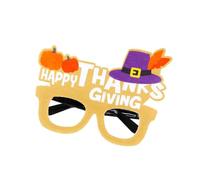 Happy Thanksgiving Day Bicchieri divertente tacchino Harvest Party Decorazione Fotografica Accessori di scena per Family Geting Turkey Ringraziing Day Party Supplies per la scuola di casa