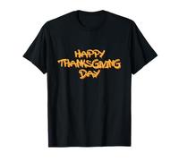 Happy Thanksgiving Day Festive Fall T-Shirt Maglietta