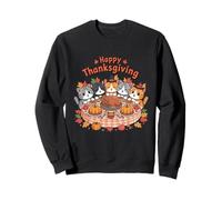 Happy Thanksgiving Funny Family Reunion Cat Lovers Gifts Felpa