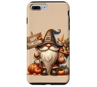 Happy Thanksgiving Gnome For Women Men Kids Fall Pumpkin Custodia per iPhone 7 Plus/8 Plus