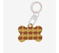 Happy Thanksgiving Printing 1 pz Dog Bone ID Tag Double Face con portachiavi Craft per animali domestici