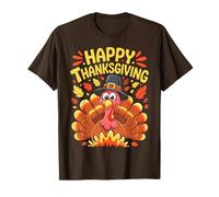 Happy Thanksgiving Shirt Uomini Donne Bambini Famiglia Turchia Day Maglietta