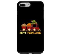 Happy Thanksgiving Train Pumpkin Pie Pellegrino Divertente Ragazzi Bambini Custodia per iPhone 7 Plus/8 Plus