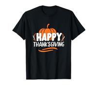 Happy Thanksgiving Y'All Autumn Vibes Design Warm Crisp Maglietta