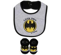 Happy Threads Batman Little Hero Set Di Bavaglino E Scarpine 2 Pezzi