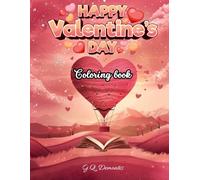 happy valentine's day: colouring book