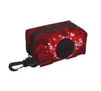 Happy Valentine'S Day Pet Travel Bag Holder - Dispenser durevole per sacchetti di escrementi del cane con design a stampa completa per passeggiate ed escursioni
