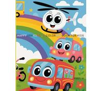 Happy vehicles a coloring book for kids part. V