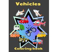 Happy Vehicles: Coloring Book