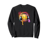 Happy Vibes - Urban Headset Beat - Grafica Stile Graffiti Felpa