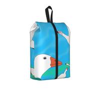 Happy White Goose - Borsa per scarpe da viaggio, impermeabile, con manico, per valigia, scarpe da ginnastica, stivali da palestra, 1 pezzo, 1 pezzo., One Size, Classico