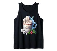 Happy Winter Coffee Mug with Mistletoe Decor for Christmas Canotta