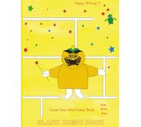 Happy Writing Blank Comic Book: AniToony Cartoon Collection - Prof. Pinny