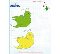 Happy Writing Graph Notebook: AniToony Cartoon Collection - Flowy Twins