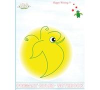 Happy Writing Primary Ruled Notebook: AniToony Cartoon Collection - Glowy
