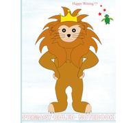 Happy Writing Primary Ruled Notebook: AniToony Cartoon Collection - Nava