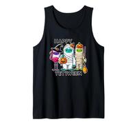 Happy Yetiween festeggia Il Divertimento di Halloween con Simpatici Mostri Canotta