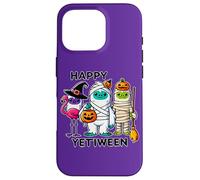 Happy Yetiween festeggia il divertimento di Halloween con simpatici mostri Custodia per iPhone 16 Pro