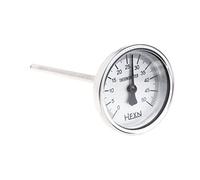 Happyaer Termometro per tubi 50/100/150/200/300℃ Termometro bimetallico Misuratore di temperatura del metallo per uso industriale della conduttura