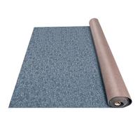 Happybuy Tappeto Esterno 1,8 x 4 m, Moquette Antiscivolo, Tappeto Interno, Colore Grigio, Tappeto per Interno e Esterno, Materiale Fibra di Poliestere + TPR, Facile da Taglio e Pulire