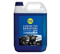 Happy Car - Liquido Radiatore Blu -20°C/+121°C, Anticongelante e Antiebollizione, Protezione Fino a 125.000 km, Adatto per Rabbocchi, Pronto all’Uso, 5L