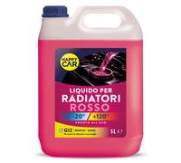 HappyCar Liquido Radiatore Rosso 20°C/ 121°C Pronto all’Uso Refrigerante Auto e