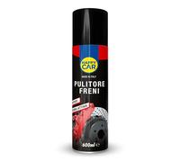 HappyCar Pulitore Freni Spray per Pulizia Auto e Moto 600ml - Detergente Professionale per Dischi, Tamburi e Pinze - Rimuove Grasso, Olio e Polvere - Made in Italy (12 unità)