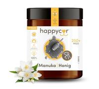 Happycor Miele Manuka per cani e animali domestici | 250+ MGO testato da laboratorio | Originale dalla Nuova Zelanda | Per la cura della pelle, delle zampe e del pelo e per ingestione | 100% naturale