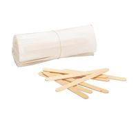 Happyfood Kit 1000 Palette per Caffe in Legno monouso imbustate singolarmente - Bastoncini palettine miscelatori USA e Getta per Girare caffè