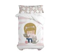 HappyFriday Happynois Kitty Set copripiumino multicolore per letto da 80/90 2 pezzi
