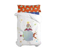 HappyFriday Petit Prince Set copripiumino multicolore per letto da 80/90, 2 pezzi