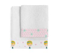 HappyFriday Set di asciugamani Mr Fox Pumpkin multicolore 2 pezzi