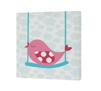 HappyFriday Tela Mr Fox Little Birds Multicolore 27 x 27 cm