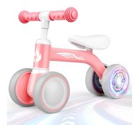 HappyGoLucky Bicicletta Bambini 1 2 Anni, Ruote Colorate, Ultra Leggero, Bicicletta Senza Pedali Giochi Bambina Bambino 1 2 Anni, Balance Bike Regalo Bambino 1 Anno, Primo Regalo di Compleanno