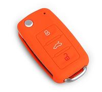 Happyit, 2 custodia rigida in silicone per chiave e telecomando dell'auto, per Volkswagen, VW, Polo, Passat B5, Golf
