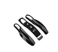 Happyit Auto Custodia Chiave Copri Chiavi Telecomando Adatto per Panamera Spyder Carrera Macan Boxster Cayman Cayenne 911 970 981 991 (Nero)