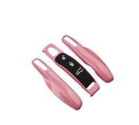 Happyit Auto Custodia Chiave Copri Chiavi Telecomando Adatto per Panamera Spyder Carrera Macan Boxster Cayman Cayenne 911 970 981 991 (Rosa)