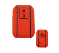 Happyit Casi di Copertura Chiave Dell'auto in Silicone per Suzuki Swift Sport Ertiga XL7 Accurate Wagon R Ignis 2 Pulsanti (Rosso)