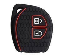 Happyit Casi di Copertura Della Chiave Dell'auto in Silicone per Suzuki SX4 Swift Grand Vitara Ciaz Liana Spresso Celerio Jimny Jeemny 2 Pulsanti Nero