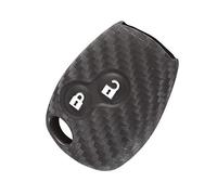 Happyit Custodia in silicone morbido per Renault Clio Scenic Megane Duster Sandero Captur Twingo Modus 2 pulsanti (A)