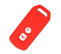 Happyit - Custodia in silicone per chiave auto a 2 pulsanti (rosso)