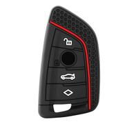 Happyit Custodia in silicone per chiave auto BMW X1 X3 X4 X5 F15 X6 F16 G30 Serie 7 G11 F48 F39 520 525 F30 118i 218i 320i 4 pulsanti