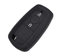 Happyit Custodia in silicone per chiave auto Ford EcoSport Keyless Smart telecomando Shell Skin Protector (nero)
