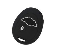 Happyit Custodia in silicone per chiave auto Mini Cooper S R50 R53 1 tasto Nero