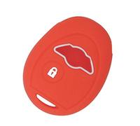 Happyit Custodia in silicone per chiave auto Mini Cooper S R50 R53 1 tasto Red