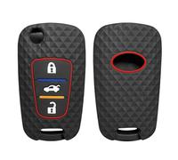 Happyit Custodia in silicone per tasti remoti Compatibile con Kia Sportage Rio 3 Soul Optima Ceed K5 K2 Cerato For Hyundai I20 I30 I10 Ix20 Ix35 Accent 3 Pulsanti