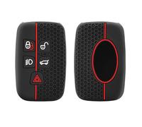 Happyit Custodia in silicone per tasti remoti Compatibile con Land Rover A9 Range Rover Sport Evoque Freelander Discovery 4 Jaguar XE XJ XJL XF 5 Pulsanti