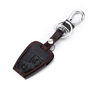 Happyit - Custodia per chiavi auto in pelle per Mercedes Benz Classe A W169 B C E S R C200E 260L GLK300, telecomando a due tasti