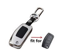 Happyit, portachiavi in lega di zinco e pelle per auto Ford